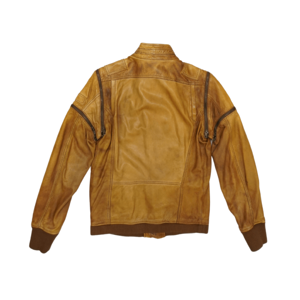 Diesel Convertible Leather Jacket - Men s S For Cheap