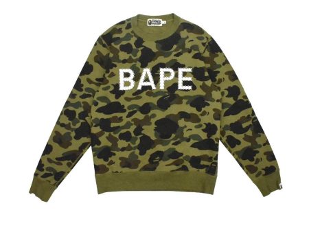 Bape Crewneck Sweater - Men s M For Sale