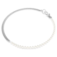 Swarovski Dextera Crystal & Pearl Necklace - Rhodium on Sale