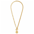 Ellie Vail Stacie Toggle Chain Coin Necklace - Gold Cheap