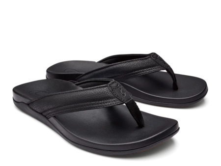 Olukai Maha Flip Flops - Black For Cheap