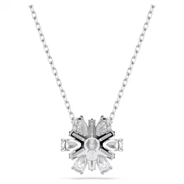 Swarovski Idyllia Snowflake Pendant Necklace - White Rhodium Discount