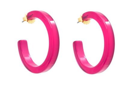 Zenzii Medium Resin Open Hoop Earring Cheap