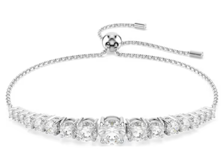 Swarovski Matrix Gradient Bracelet - White Rhodium Cheap