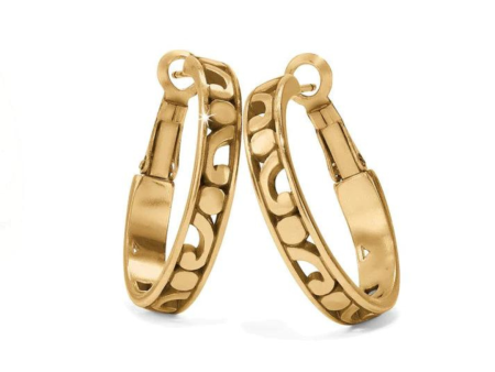 Brighton Contempo Small Hoop Earrings - Gold Fashion