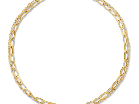 Ellie Vail Arden Double Chain Toggle Necklace - Gold Online Sale