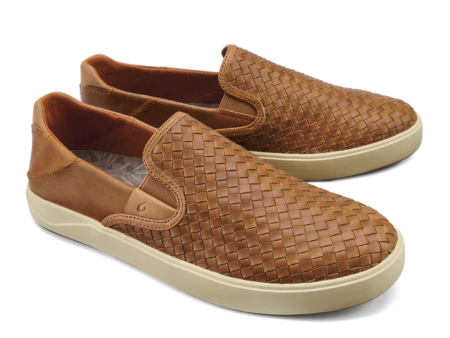 Oluaki Lae ahi Lauhala Woven Slip Ons - Fox Online Sale