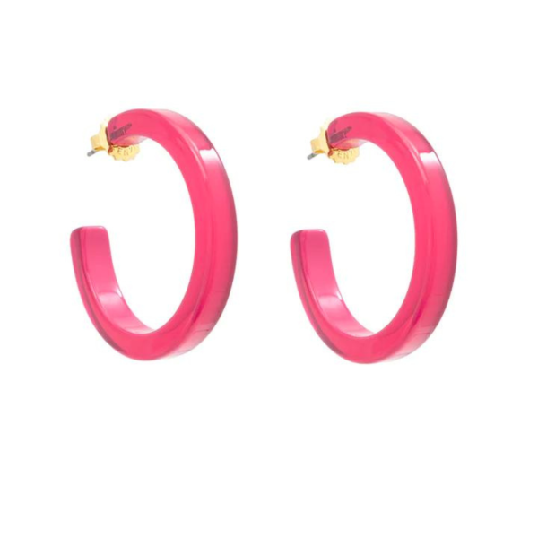 Zenzii Medium Resin Open Hoop Earring Cheap