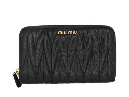 Miu Miu Continental Zip Wallet Online Hot Sale