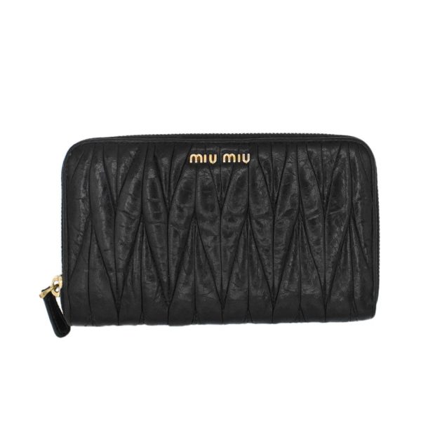 Miu Miu Continental Zip Wallet Online Hot Sale