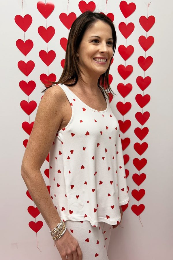 Z Supply This Love Heart Tank - Rendezvous For Cheap