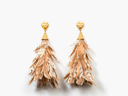 Brackish Anna Statement Earrings - Quail For Cheap