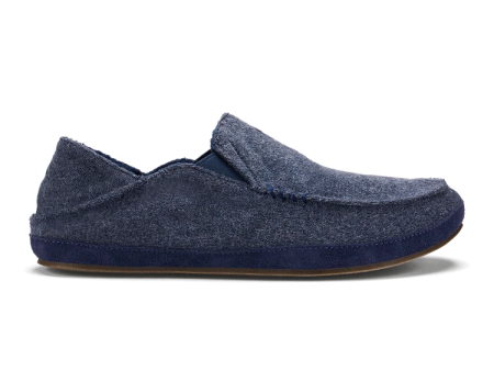 Olukai Moloā Hulu Slippers - Mood Indigo Sale