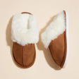 Lilla Haven Sherpa Fur Trimmed Home Slippers For Sale