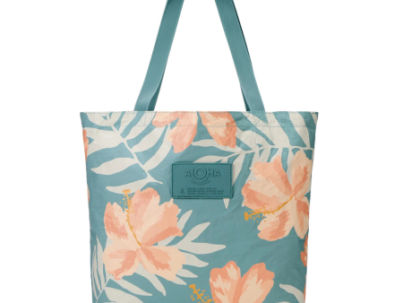 Aloha Adrift Reversible Tote - Pink Salt Tide Hot on Sale