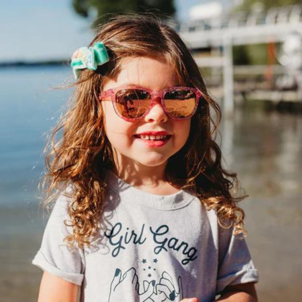 Knockaround Kids Premiums Sunglasses - Pink Sparkle Online Hot Sale