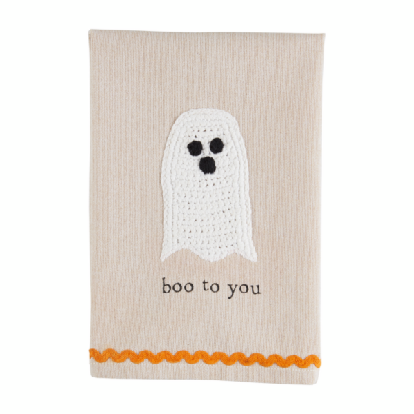 Mud Pie Halloween Crochet Towel Discount