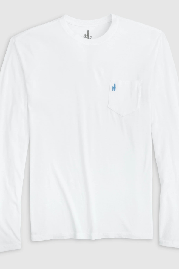 Johnnie-O Brennan 2.0 Longsleeve Shirt - White Discount