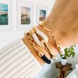 Allison Cole Madaket Bracelet - Navy Gold Discount