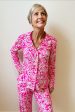 Lilly Pulitzer PJ Knit Button-Up Top - Absolutely Flamazing Cheap