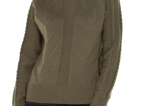 Liverpool Long Sleeve Crew Neck Sweater - Spanish Olive Online