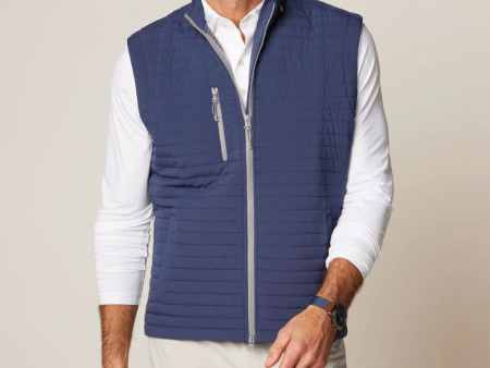 Johnnie-O Crosswind Vest- Wake Online Hot Sale