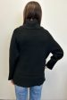 Stand Collar Sweater - Black For Discount