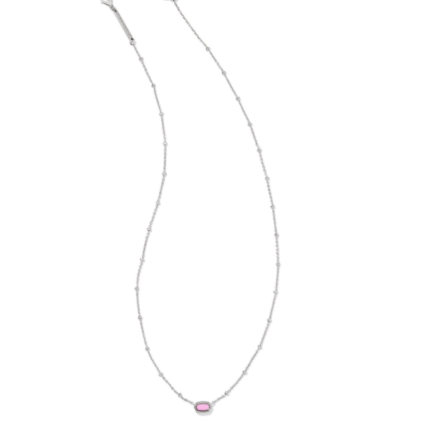 Kendra Scott Mini Elisa Satellite Necklace - Rhodium Online Hot Sale