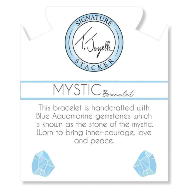 T. Jazelle Mystic Bead Bracelet - Blue Aquamarine Supply