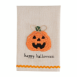 Mud Pie Halloween Crochet Towel Discount