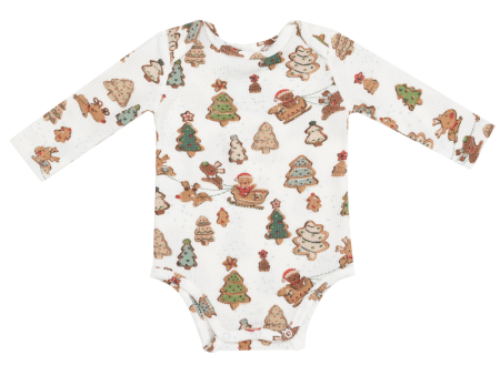 Angel Dear Gingerbread Sleigh Ride Long-sleeved Bodysuit For Sale