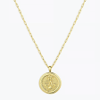 Gorjana Anchor Coin Necklace - Gold on Sale