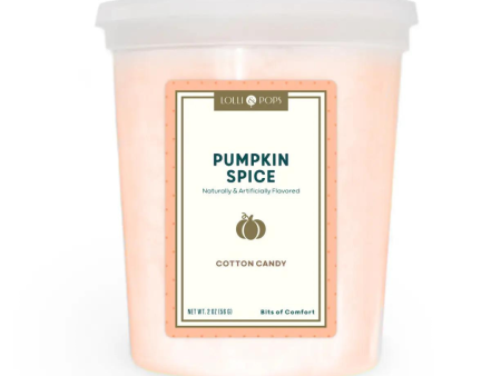 Lolli & Pops Pumpkin Spice Cotton Candy For Cheap