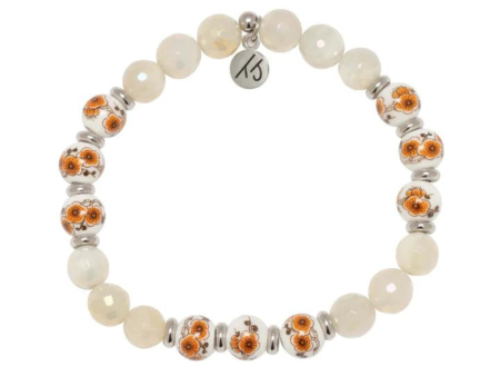 T. Jazelle Floral Moments Bead Bracelet - Lilly Moonstone Online now