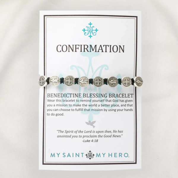 My Saint My Hero Confirmation Blessing Bracelet Fashion