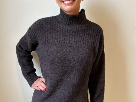 Barefoot Dreams CozyChic High Low Pullover - Carbon For Sale