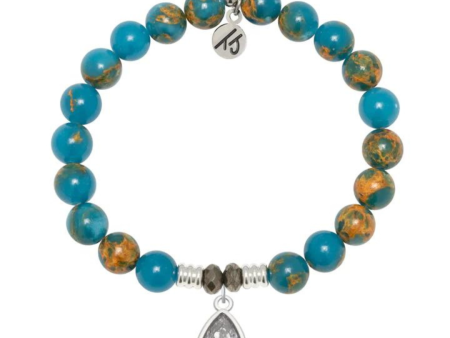 T. Jazelle Inner Beauty Charm Bracelet - Ocean Jasper Sale