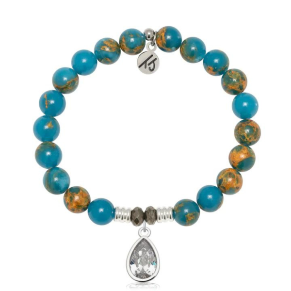 T. Jazelle Inner Beauty Charm Bracelet - Ocean Jasper Sale