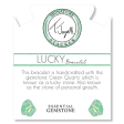 T. Jazelle Lucky Bracelet - Green Quartz Supply