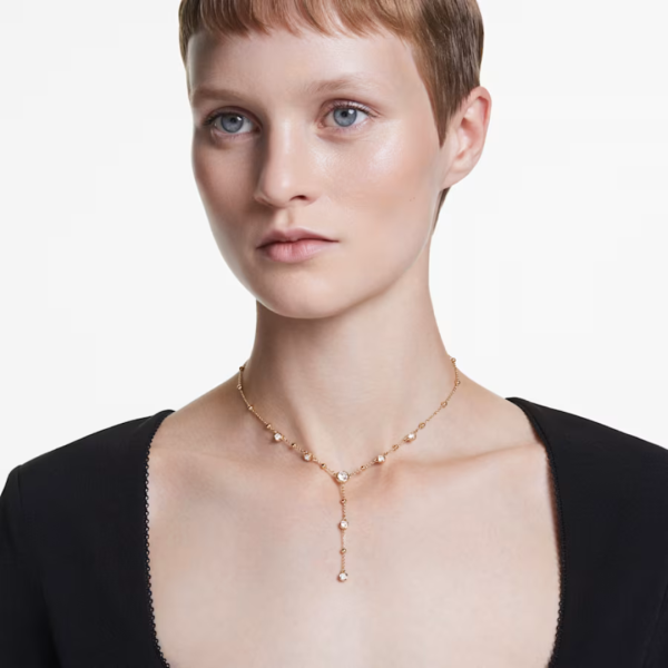 Swarovski Imber Y Necklace - Gold For Cheap