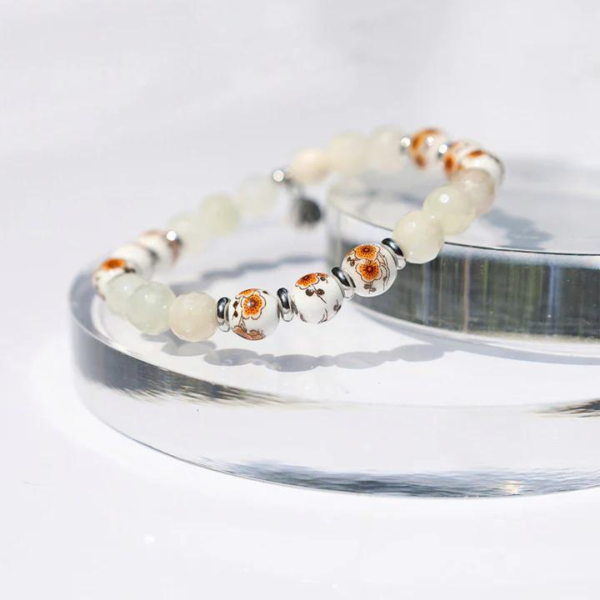 T. Jazelle Floral Moments Bead Bracelet - Lilly Moonstone Online now