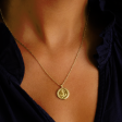 Gorjana Anchor Coin Necklace - Gold on Sale